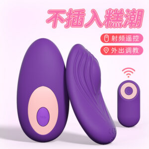 Remote-Control Wearable Vibrating Egg, Silicone Body, Discreet Purple Design