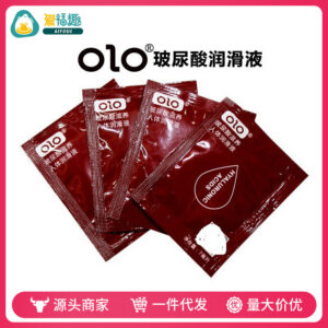 Olo 7ml Bagged Personal Lubricant, Unscented Transparent, Adult Couple Use