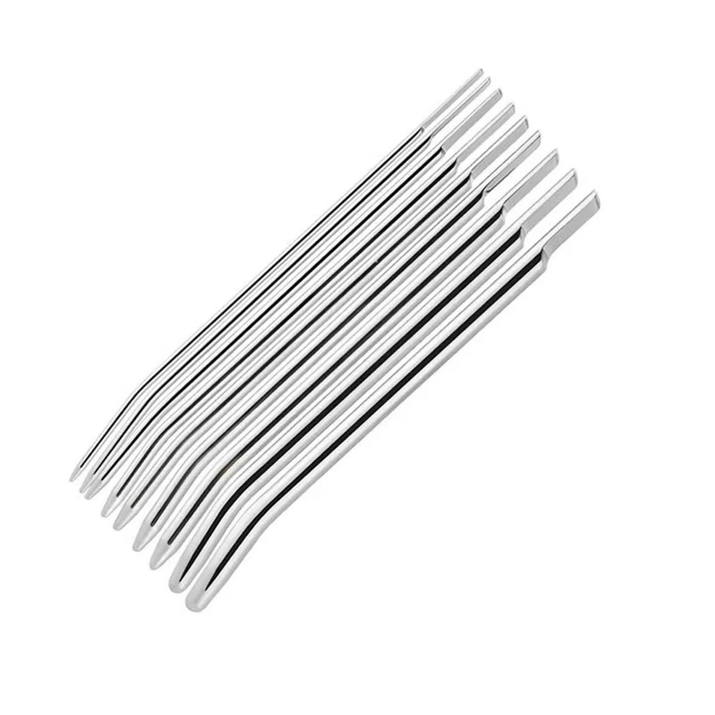 Metal Urethral Dilator Prostate Massager, 260 mm Curved Zinc Alloy Sound for Men - Image 2