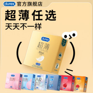 Durex Ultra-Thin Condoms, Water-Based Polyurethane, 3-Pack