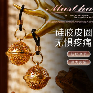 Jiuai SM Bell Nipple Clamp in Gold Zinc Alloy for Adult Couples