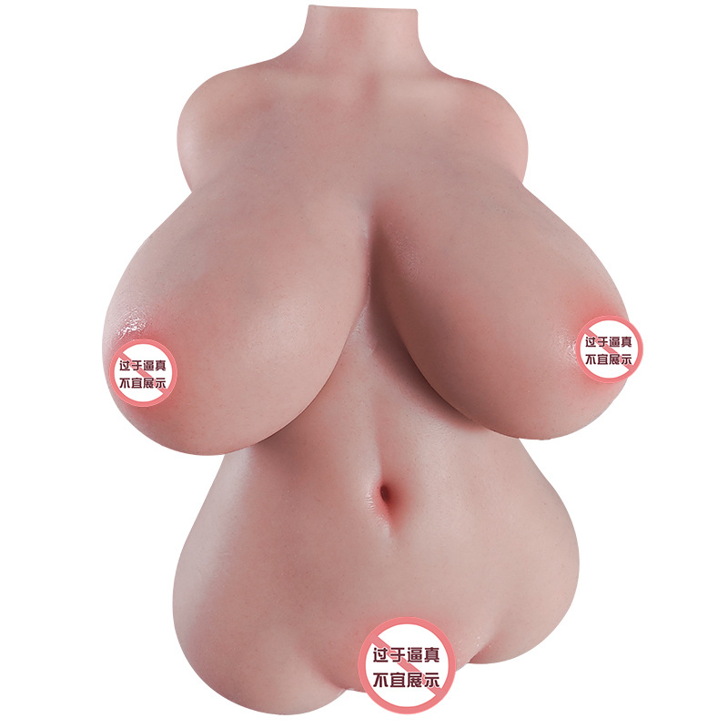 Jiuai Half-Body Masturbator with Realistic Vaginal and Buttock Design, Manual Use, Liquid Silicone - Image 5