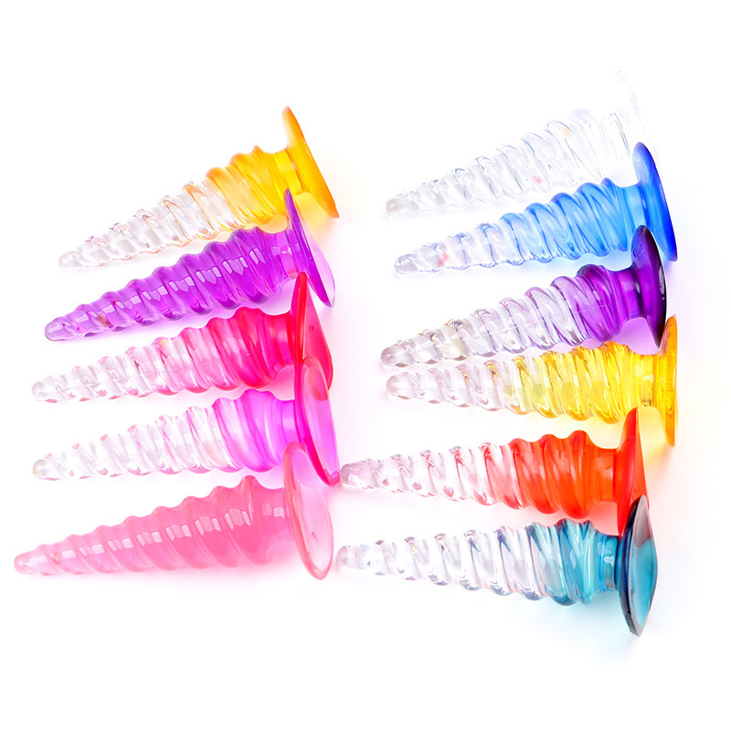 Jelly Anal Plug with Graduated Beads, Flexible TPE Beginner Anal Trainer - Image 4