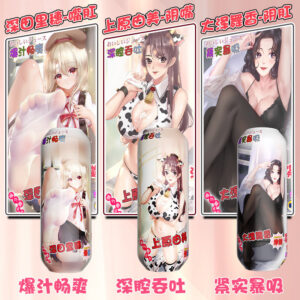 Manual Dual-Channel Male Masturbator Cup with TPE Sleeve and ABS Shell