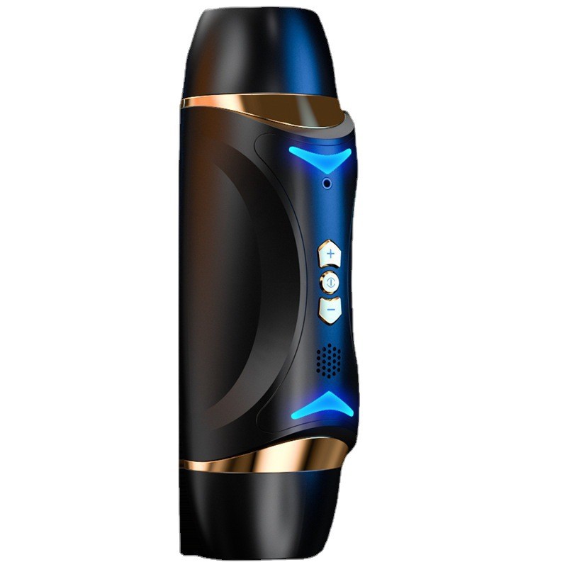 Double-Headed Automatic Telescopic Male Masturbator with Vibration, TPE and ABS - Image 5