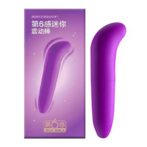 6th Sense Mini Vibrator in Dreamy Purple, One-Button Control, ABS Body