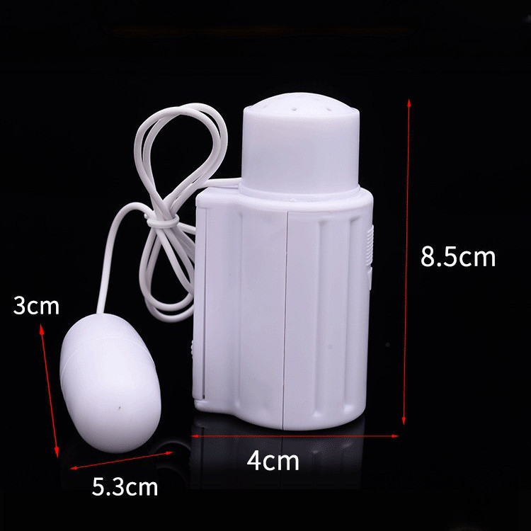 Jiuai Mini Vibrating Egg with Realistic Voice, Quiet 50dB ABS Adult Massager, White - Image 2
