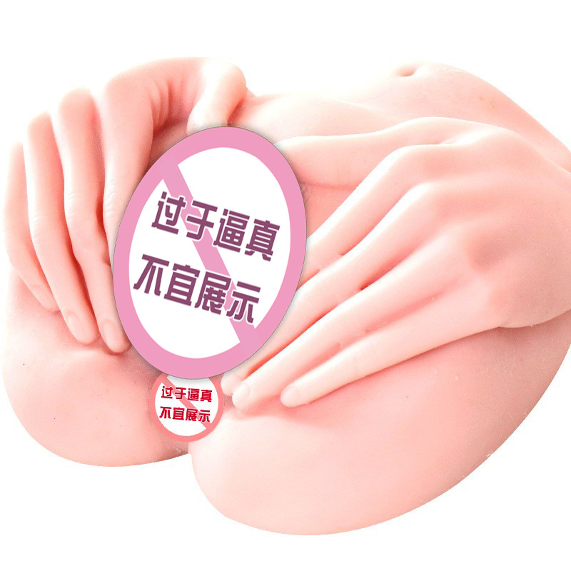 Male Masturbation Half-Body Doll with Vagina and Buttocks, TPE Inverted Mold, Manual Use - Image 5