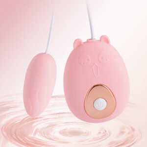 Yattini Adorable Jumping Egg Vibrating Egg Massager with 12 Vibration Modes, Pink