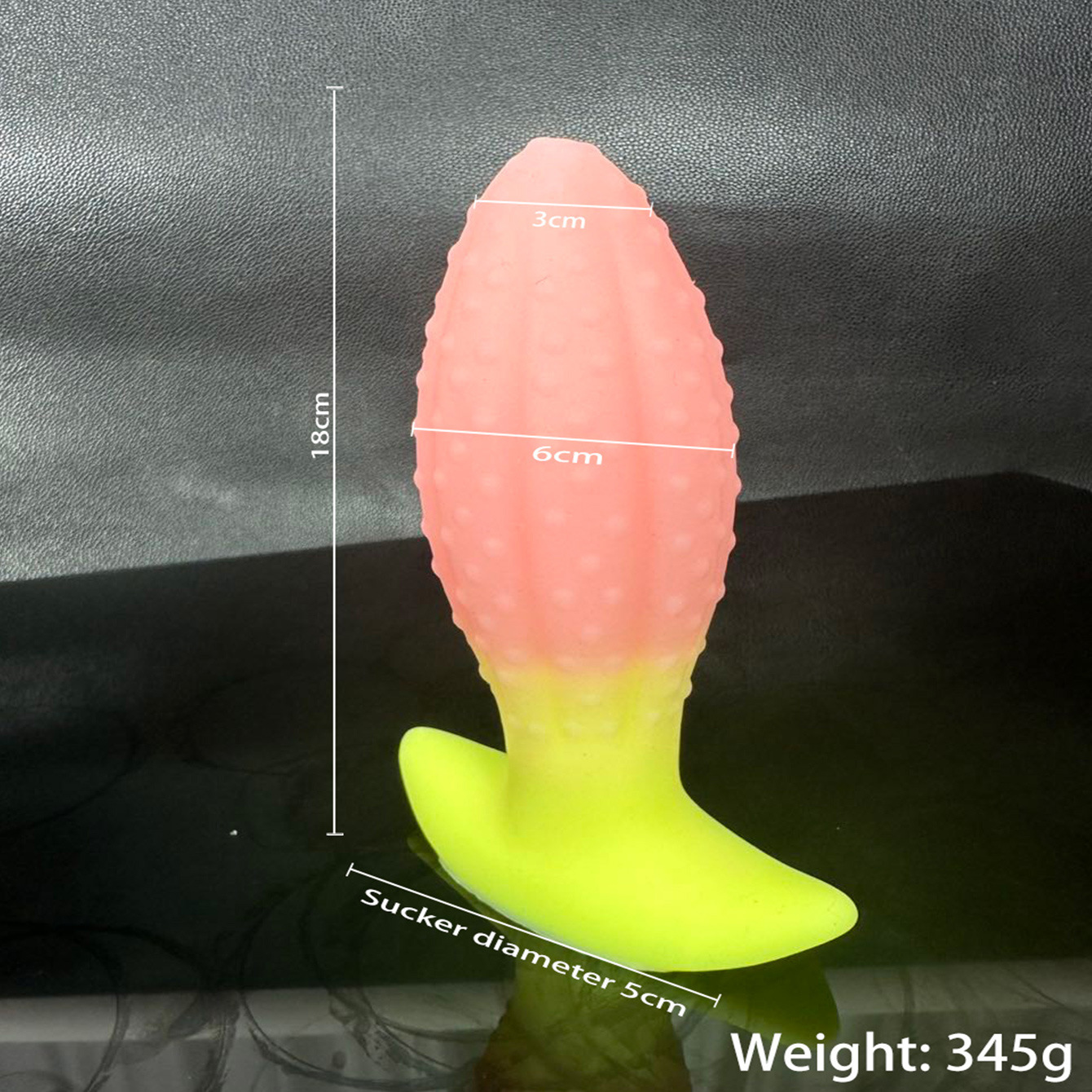 Silicone Anal Plug with Special-Shaped Tail, Colorful Adult Toy - Image 4