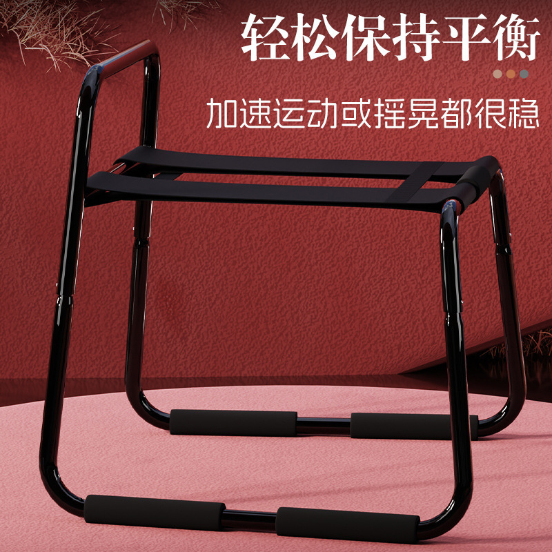 Jiuai SM Bondage Chair with Cuffs, Adult Couples Flirting Auxiliary Tool, Black - Image 4