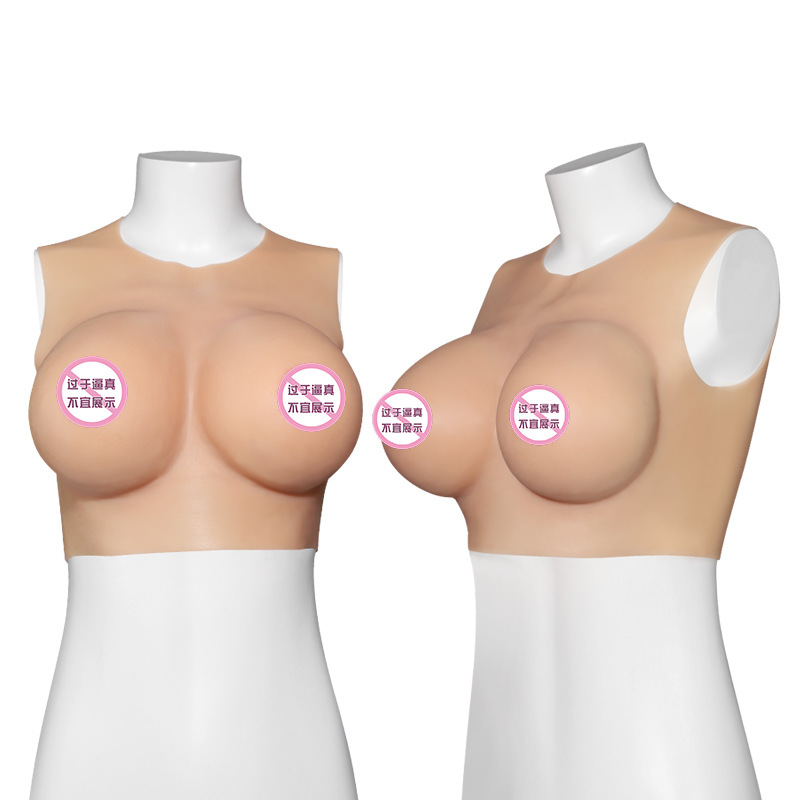 Round Neck Silicone Breast Forms for Cross-Dressing and Male-to-Female Transformation - Image 5