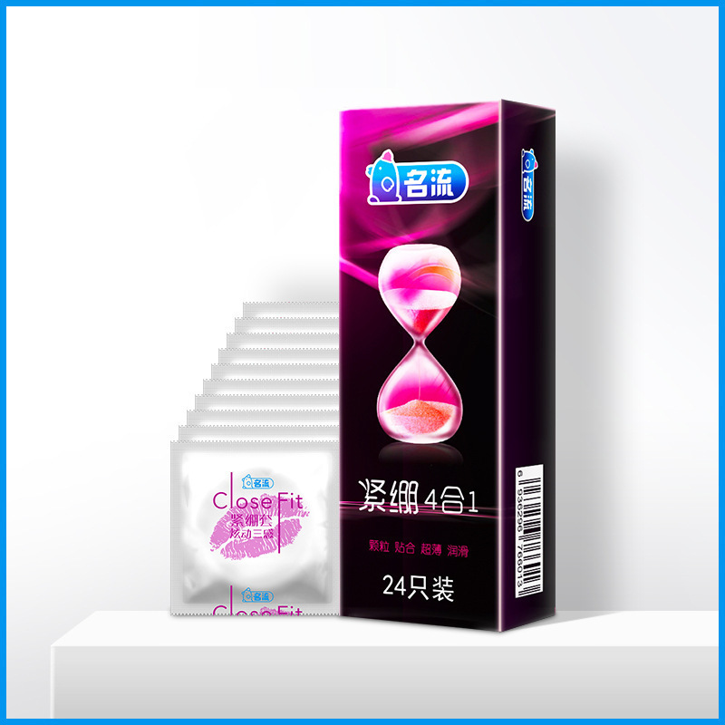 Celebrity Tight Four-In-One Condoms 24-Pack, Snug Fit, Extra Lubricated, Ultra-Thin - Image 4