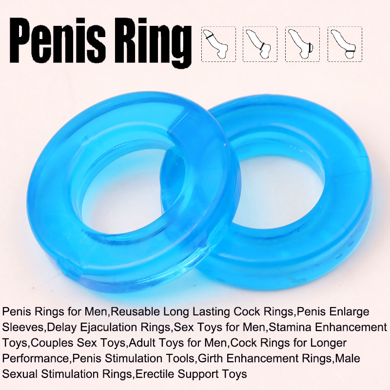Male Chastity Cock Ring, TPE Sperm-Locking Sun Ring, Manual Adult Toy - Image 3