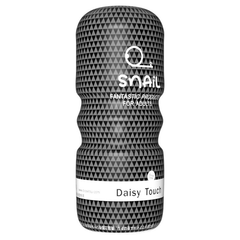 Jiuai Snail Cup Manual Squeeze Masturbator with Suction and Clamp Action, TPE Sleeve, Discreet Black Design - Image 3