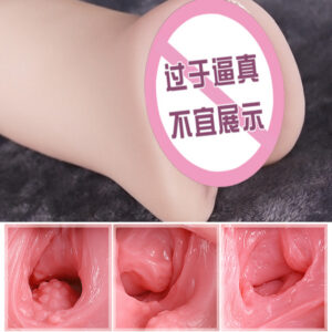 Jiuai Manual Masturbator Half-body TPE Model Simulated Vaginal Buttocks