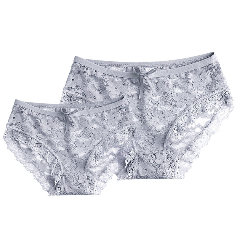 Jiuai Lace Thong Panties for Women, One Size, White, Random Two-Dimensional Delivery - Image 4