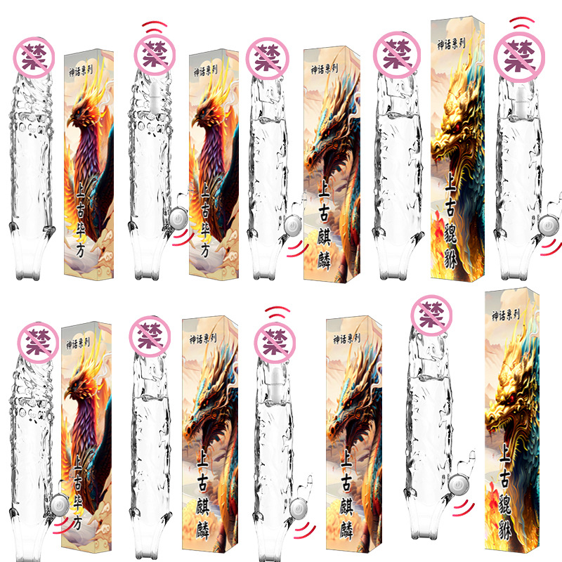 Steel Cannon Extended Sleeve with Wolf-Tooth Texture, Thickened Delay Sleeve for Couples - Image 5