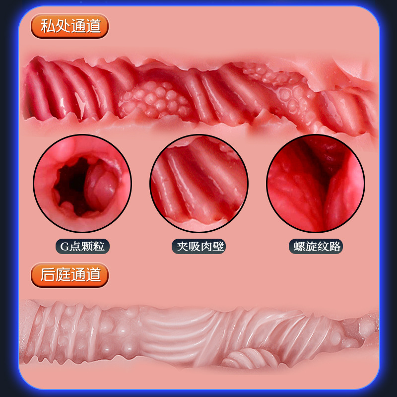 Electric Suction Male Masturbator Half-Body Realistic Doll with Vibration and Sound - Image 3