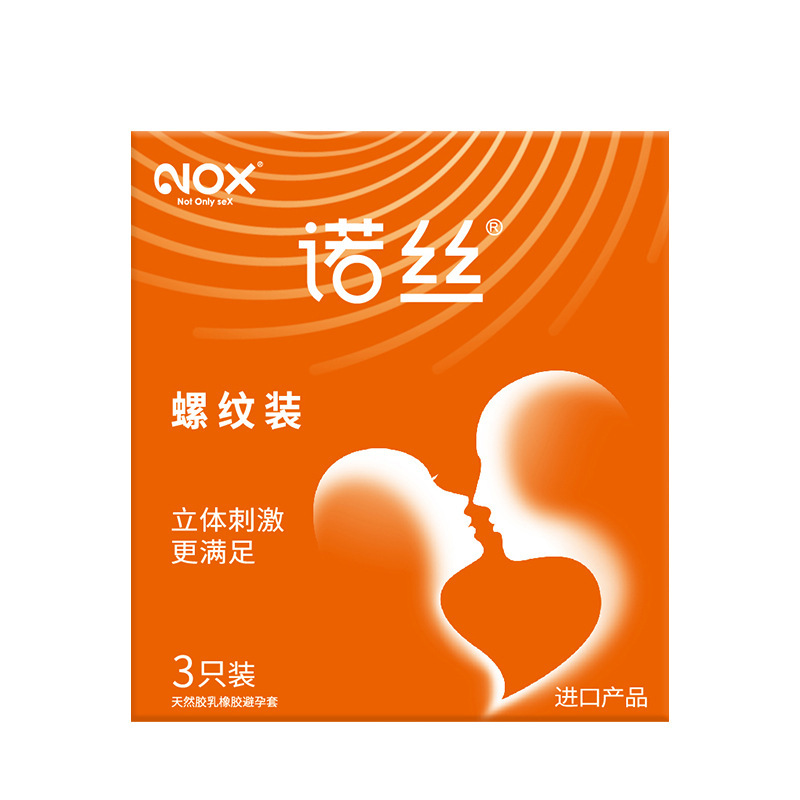 North Threaded Condoms, Lubricated Thin Latex, Medium, 12-Pack - Image 2
