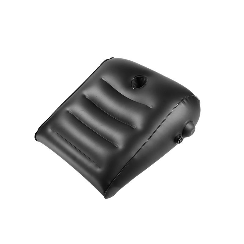 Inflatable Love Chair Cushion in Black TPU for Adult Couples - Image 5