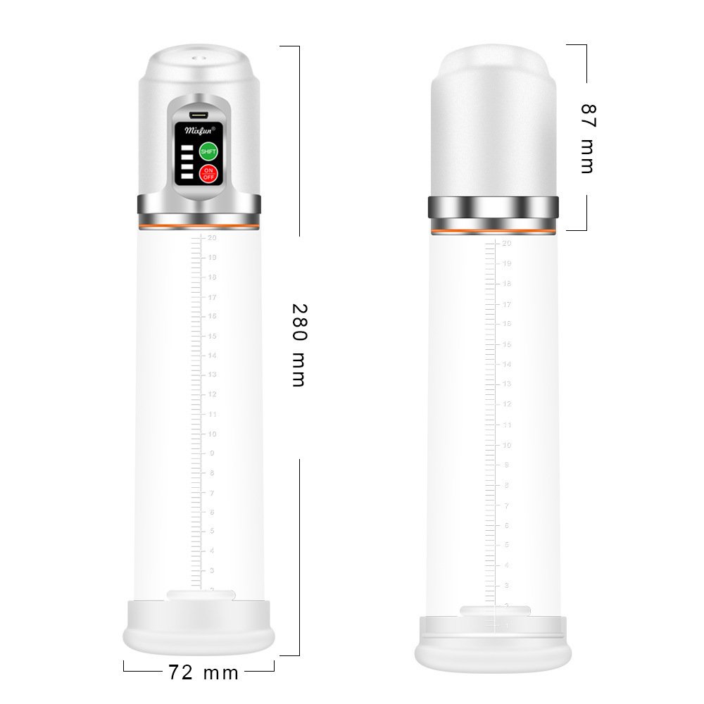 Men's Negative Pressure Vacuum Masturbation Device MM-230, Smart LCD Trainer, Button Control - Image 2