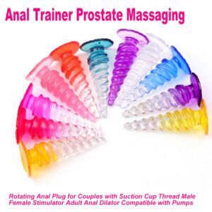 Jelly Anal Plug with Graduated Beads, Flexible TPE Beginner Anal Trainer