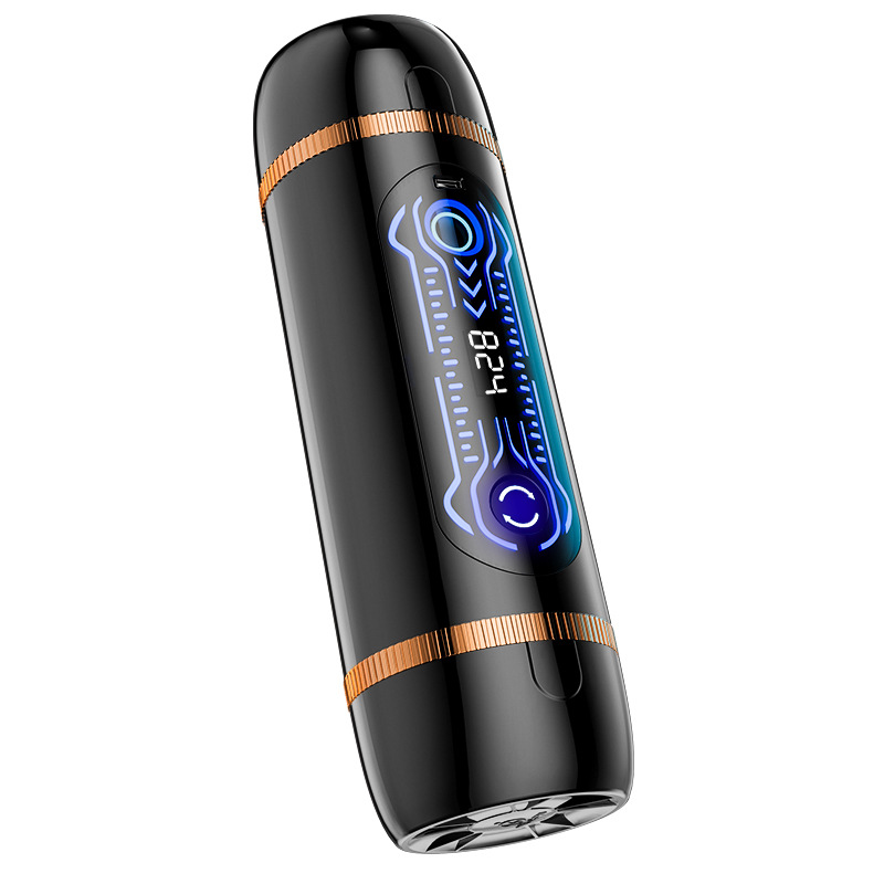 Electric Male Masturbator Cup with Sound, ABS and TPE, Adult Pleasure Device - Image 5