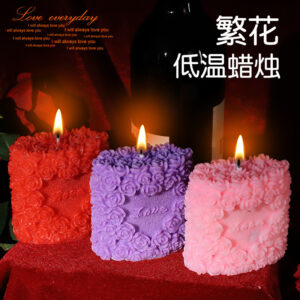 Jiuai Low-Temperature Drip Candle for Couples, Soy Wax Sensory Play, Purple Blossom