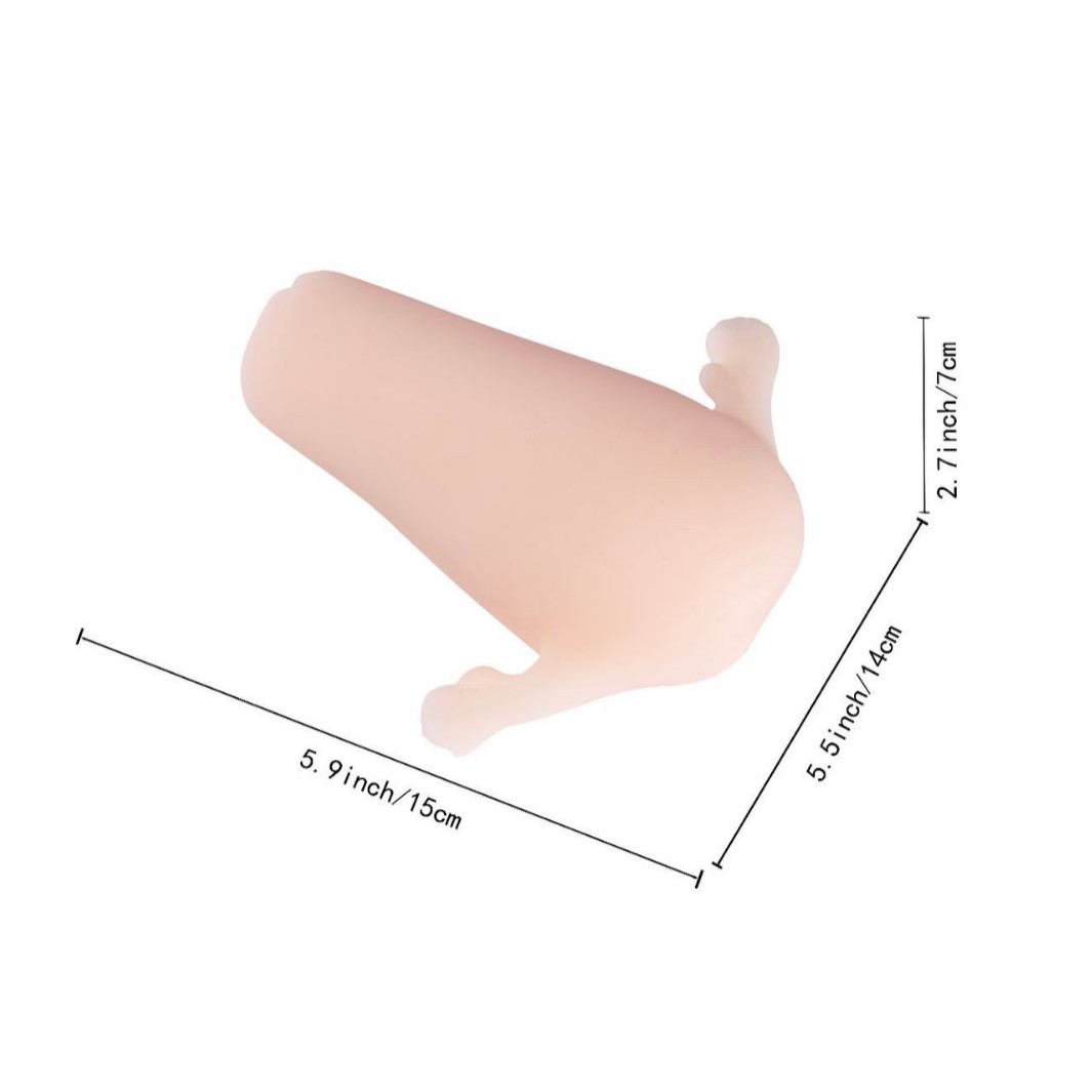 Realistic Vagina Masturbator for Men, Dual-Entry TPE Manual Stroker, 950g - Image 5
