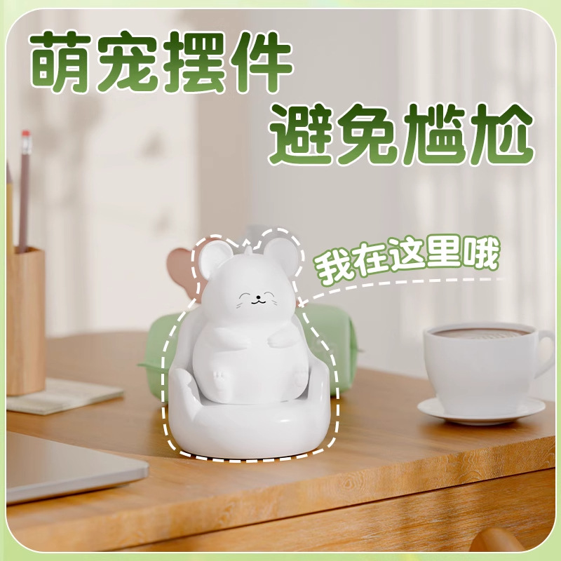 Jiuai Cute Pet Wearable Suction Toy for Women, Portable Silicone Stress Relief Device - Image 3