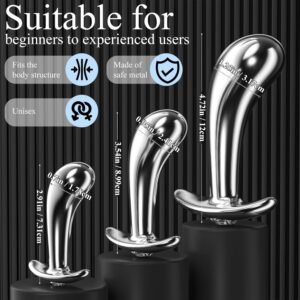 Metal Anchor Anal Plug with Drill Design, Large Size, Manual Control