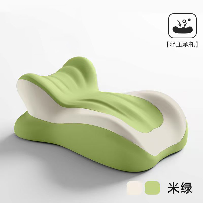 Memory Foam Positioning Pillow for Intimate Support, Beige - Image 3