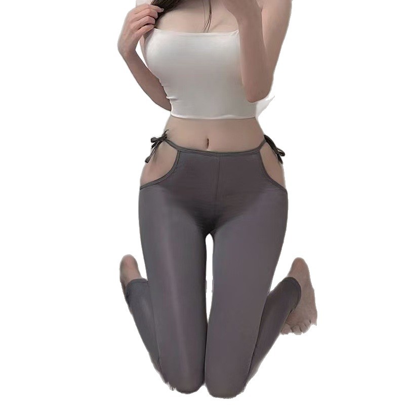 Peach Butt Yoga Pants, Hip-Lifting Line, Drawstring, High-Elasticity Tight-Fitting Women's Leggings - Image 5