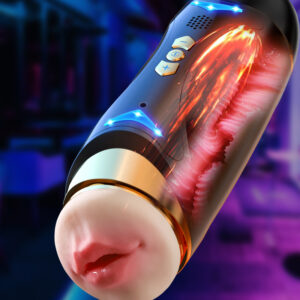Fully Automatic Male Masturbation Device with Dual Telescoping Action, ABS and TPE, 277 x 120 mm