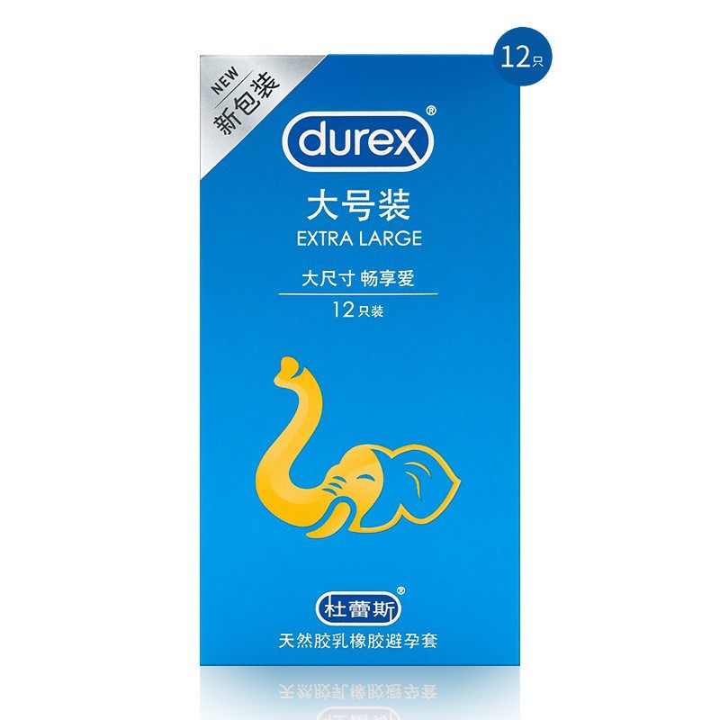 Durex Large Size Condoms, Thin Rubber, 12-Count Pack - Image 4