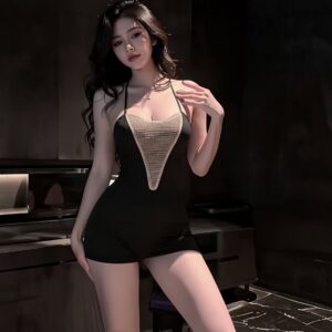 Secretary Roleplay Lingerie Dress, Bodycon Uniform Temptation Sleepwear Outfit