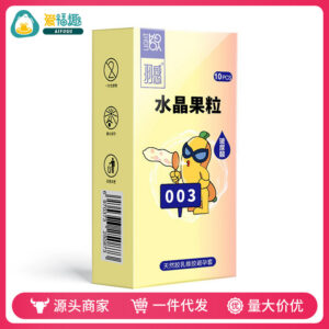 Feather-Feel Condoms 003 Crystal Fruit Flavor 10-Pack Lubricated Latex