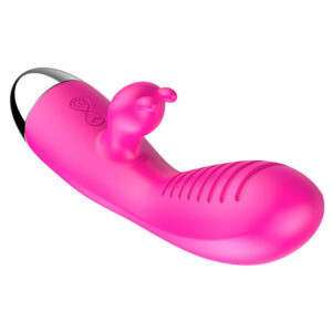Kaisi Rechargeable Heating Telescopic Vibrator with Multi-Frequency Vibration, Silicone Body