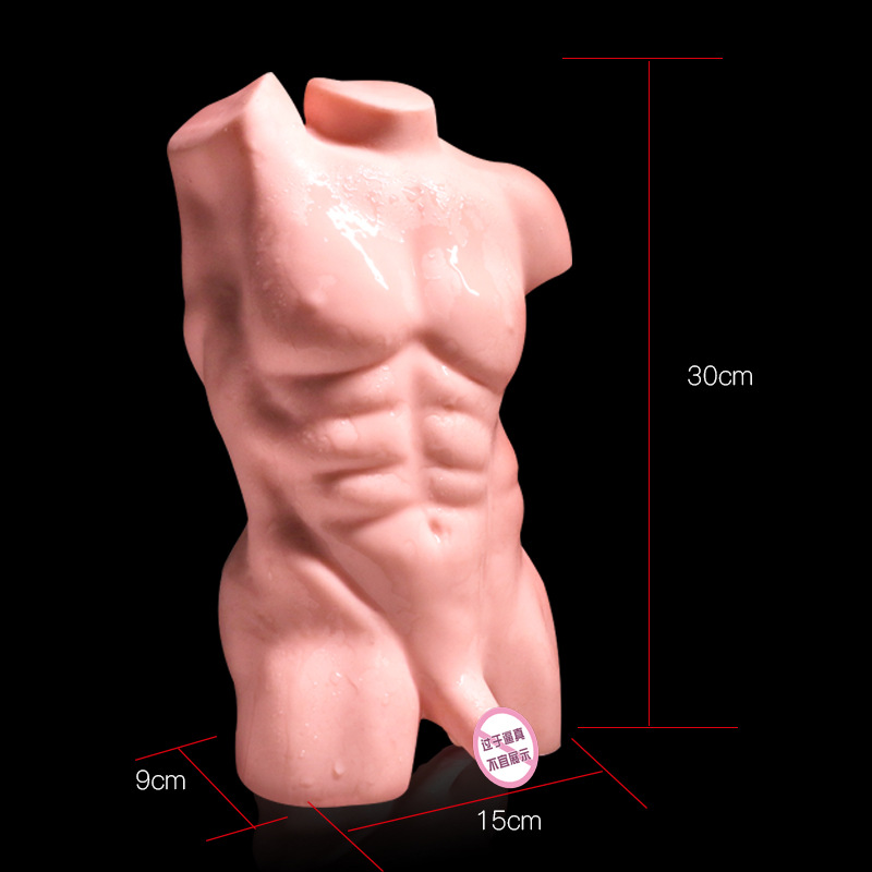 Male Masturbation Device with Vaginal and Buttocks Mold, Manual TPE Aircraft Cup - Image 4