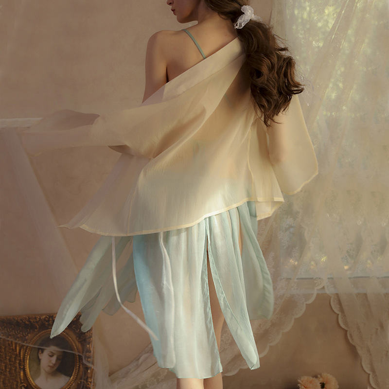 Antique National Fashion Sexy Underwear Bellyband Hanfu Pajamas Nightgown Dating Gown - Image 4