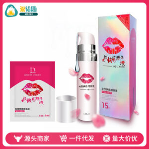 Love Red Lips Women's Gel Personal Lubricant, 15ml, Water-Based Formula