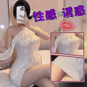 Lace Backless Fairy Dress Set with Sling Design and Elegant Uniform Styling