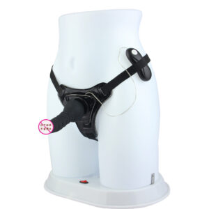 Remote-Control Wearable Vibrating Egg with Silicone Body and Black Harness Pants