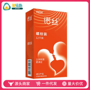 North Threaded Condoms, Lubricated Thin Latex, Medium, 12-Pack