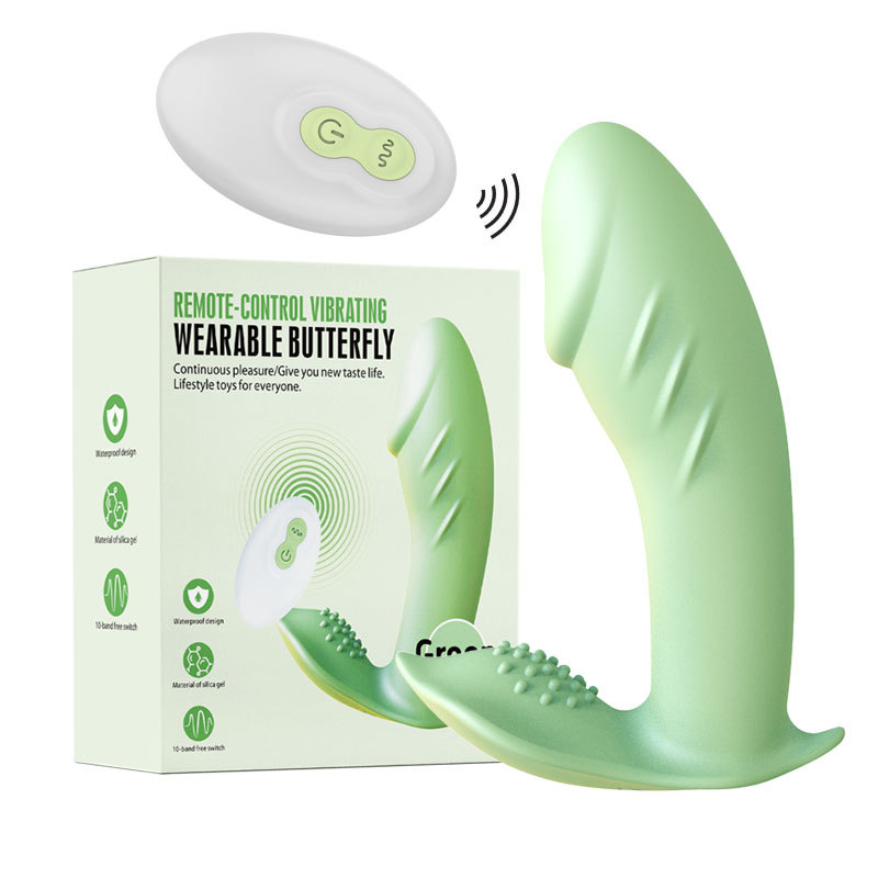 Wearable Remote Control Vibrator for Women, Silicone Butterfly Design, Quiet Strong Vibration - Image 2