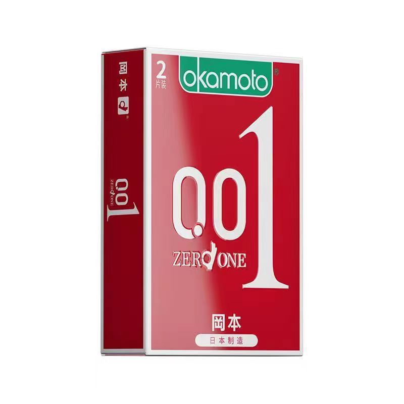 Okamoto 001 Polyurethane Condoms, Ultra-Thin Lubricated, 2-Pack, Medium - Image 5