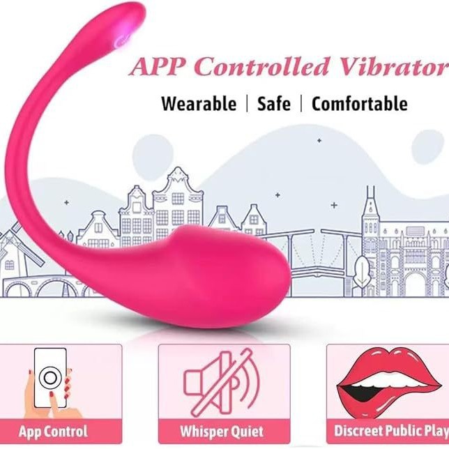 App Remote Control Wearable Vibrator with 10 Frequencies for G-Spot and Clitoral Stimulation - Image 4