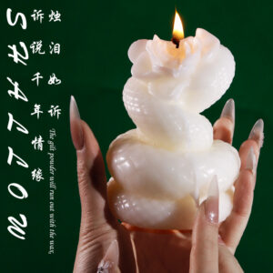 Low-Temperature Soy Wax Massage Candle with Nipple Clamps and Handcuffs for Adult Couples
