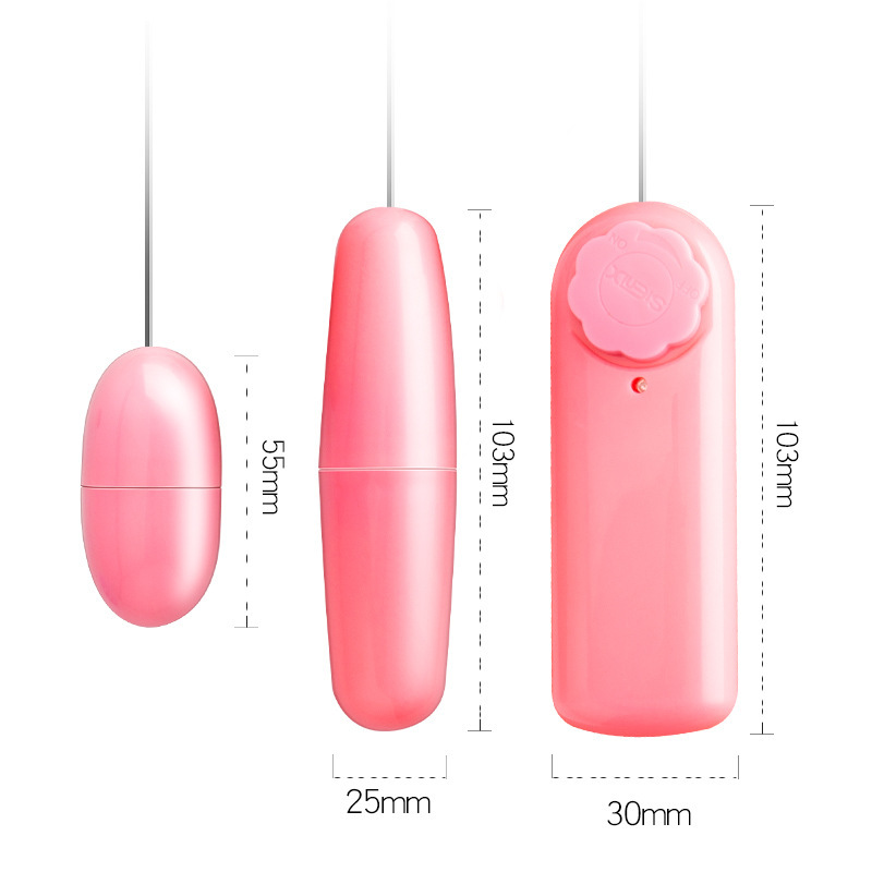 Lai Le Double Vibrating Egg in Pink with Dual Stimulation and Button Control - Image 5